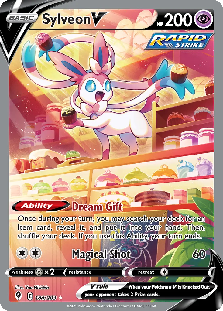 Sylveon V — SWSH07: Evolving Skies — Pokémon