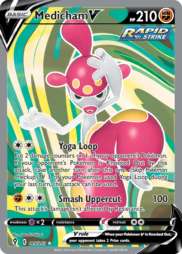 Medicham V — SWSH07: Evolving Skies — Pokémon