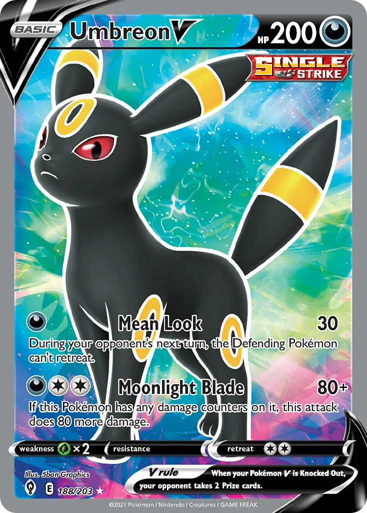 Umbreon V — SWSH07: Evolving Skies — Pokémon
