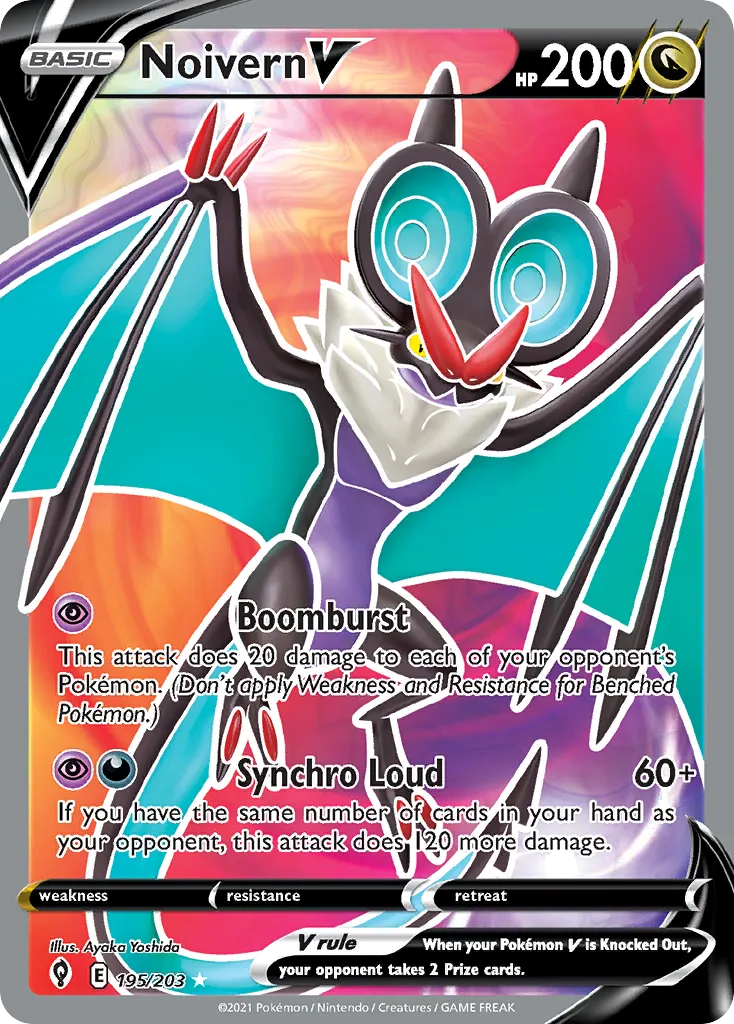 Noivern V — SWSH07: Evolving Skies — Pokémon