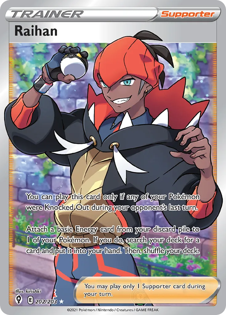 Raihan — SWSH07: Evolving Skies — Pokémon