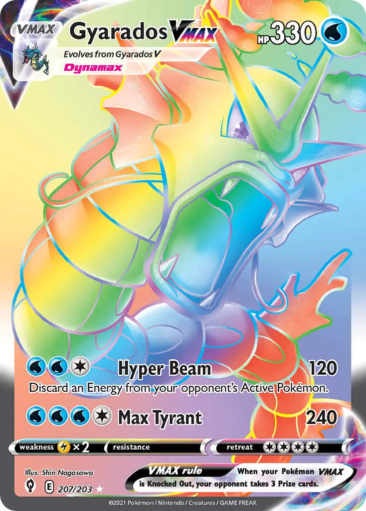 Gyarados VMAX — SWSH07: Evolving Skies — Pokémon