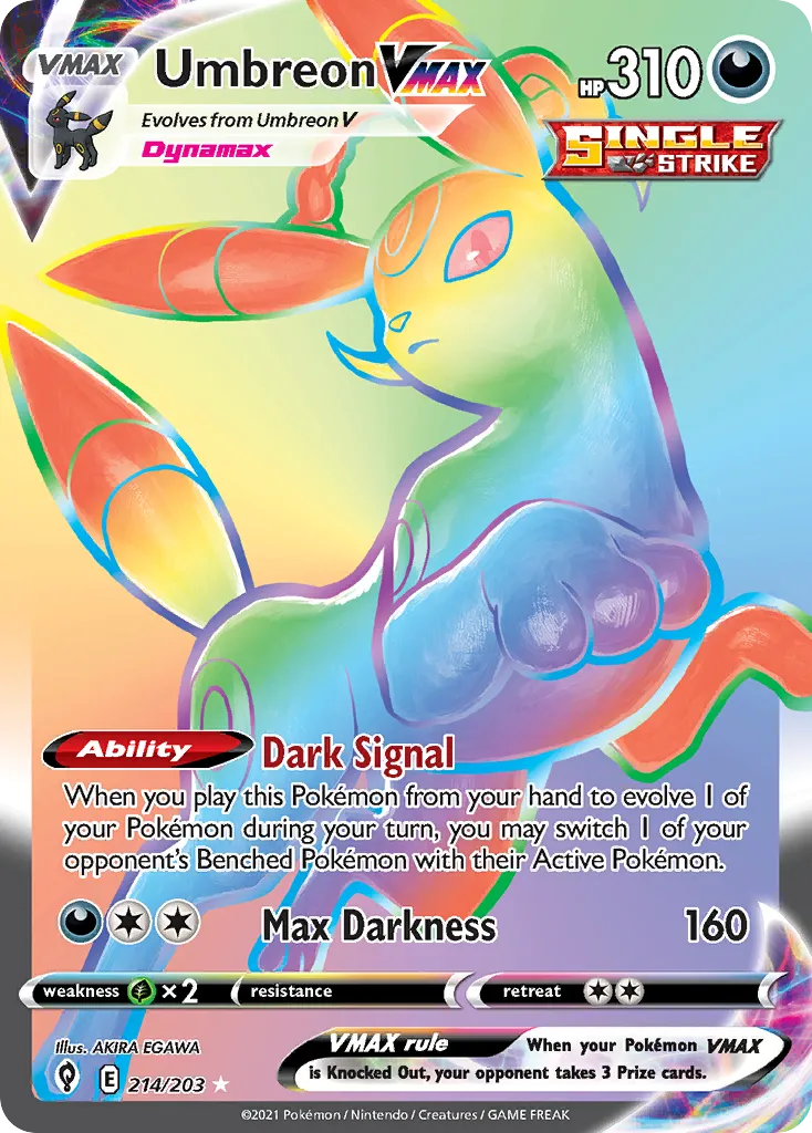 Umbreon VMAX — SWSH07: Evolving Skies — Pokémon