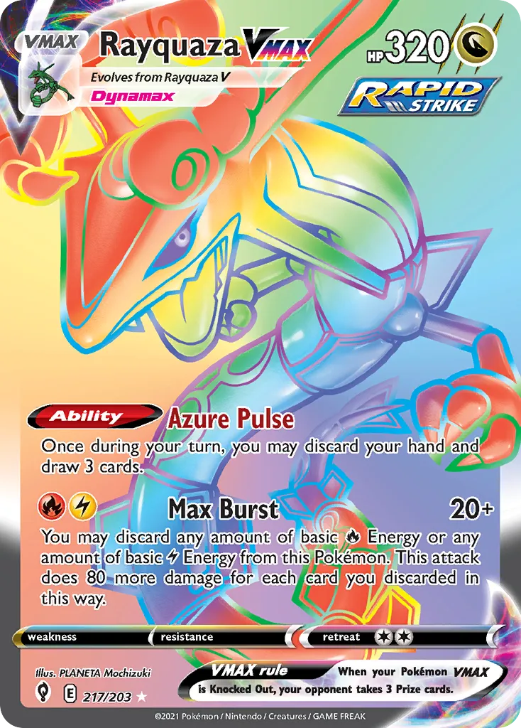 Rayquaza VMAX — SWSH07: Evolving Skies — Pokemon