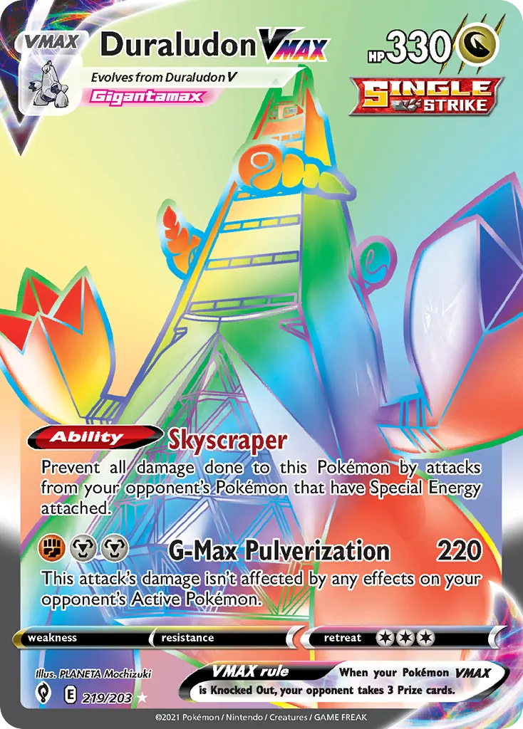 Duraludon VMAX — SWSH07: Evolving Skies — Pokemon