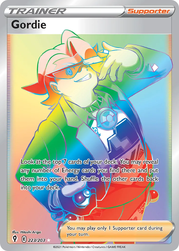 Gordie — SWSH07: Evolving Skies — Pokémon