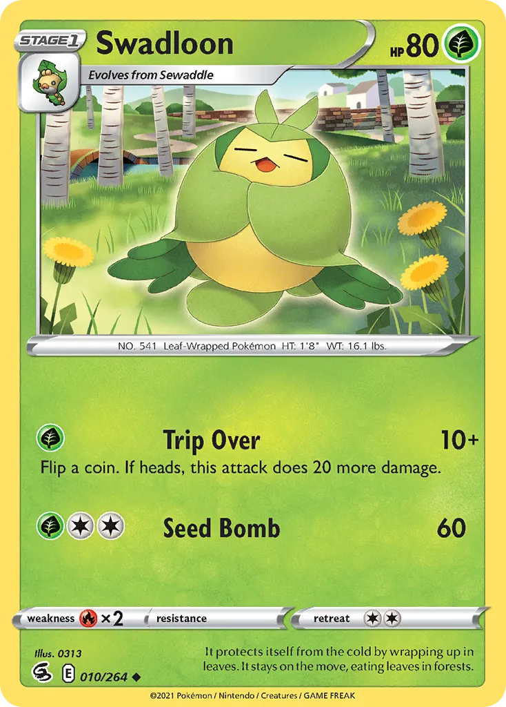 Swadloon — SWSH08: Fusion Strike — Pokémon
