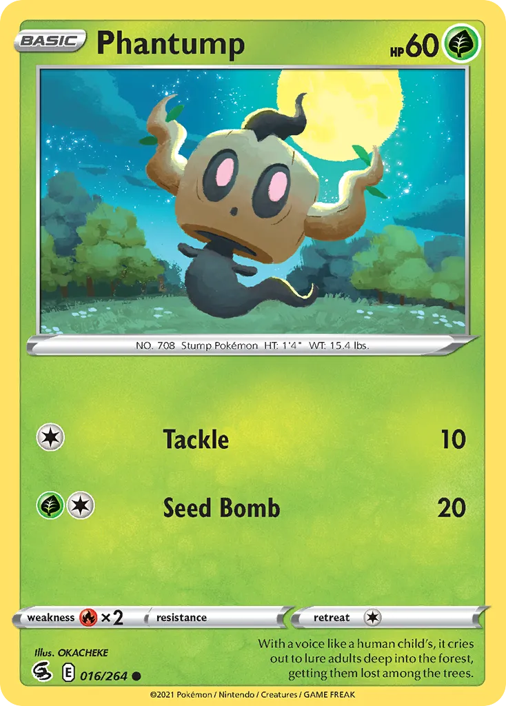 Phantump — SWSH08: Fusion Strike — Pokémon
