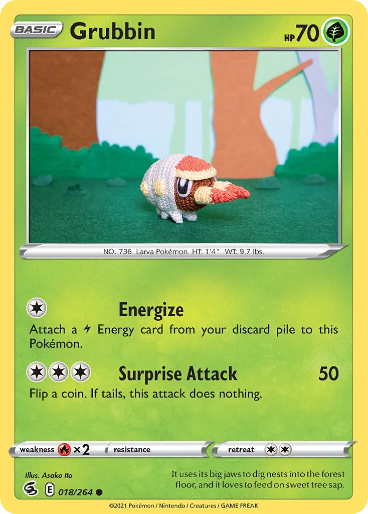 Larvibule — SWSH08: Fusion Strike — Pokémon