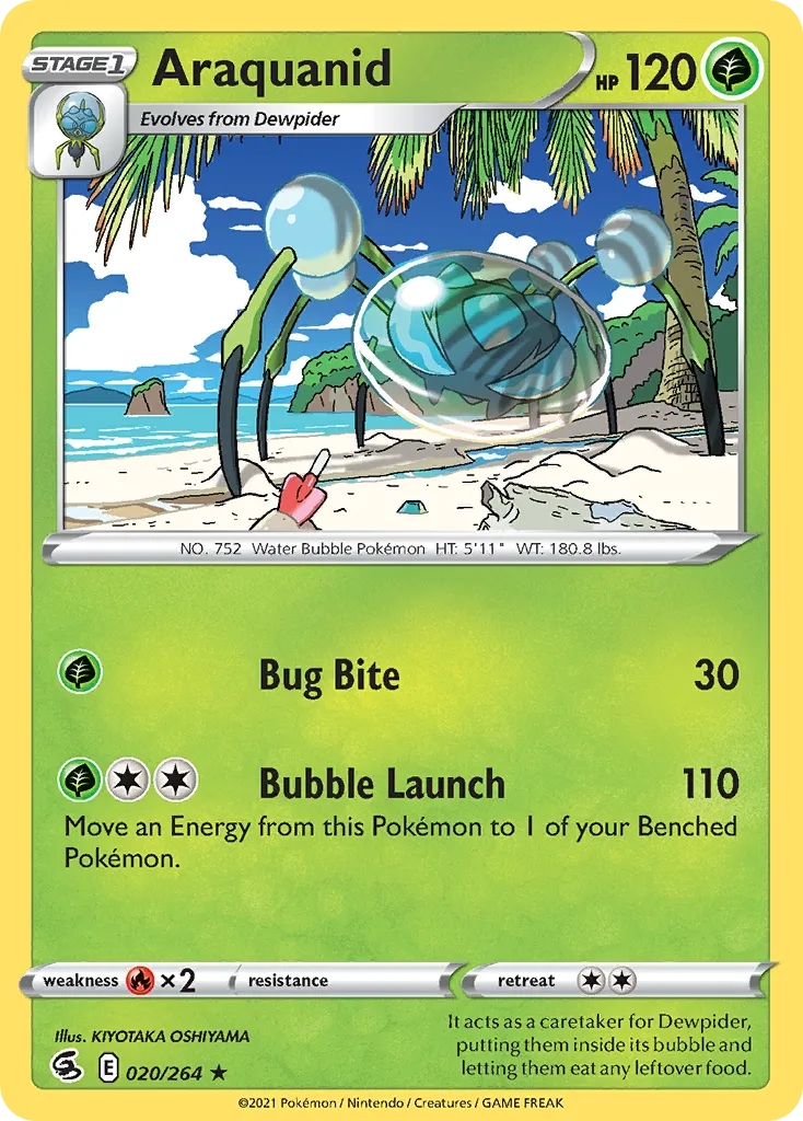 Araquanid — SWSH08: Fusion Strike — Pokémon