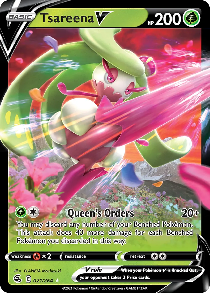 Tsareena V — SWSH08: Fusion Strike — Pokémon