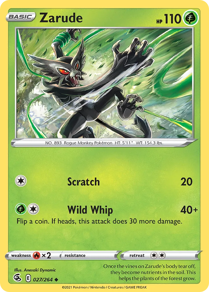 Zarude — SWSH08: Fusion Strike — Pokémon