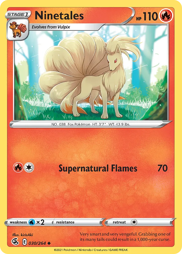 Ninetales — SWSH08: Fusion Strike — Pokemon
