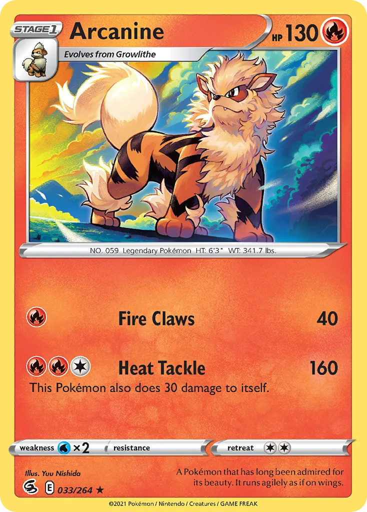 Arcanine — SWSH08: Fusion Strike — Pokémon