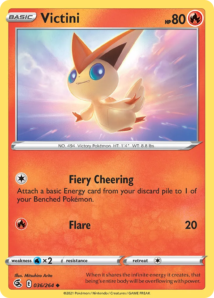 Victini — SWSH08: Fusion Strike — Pokemon