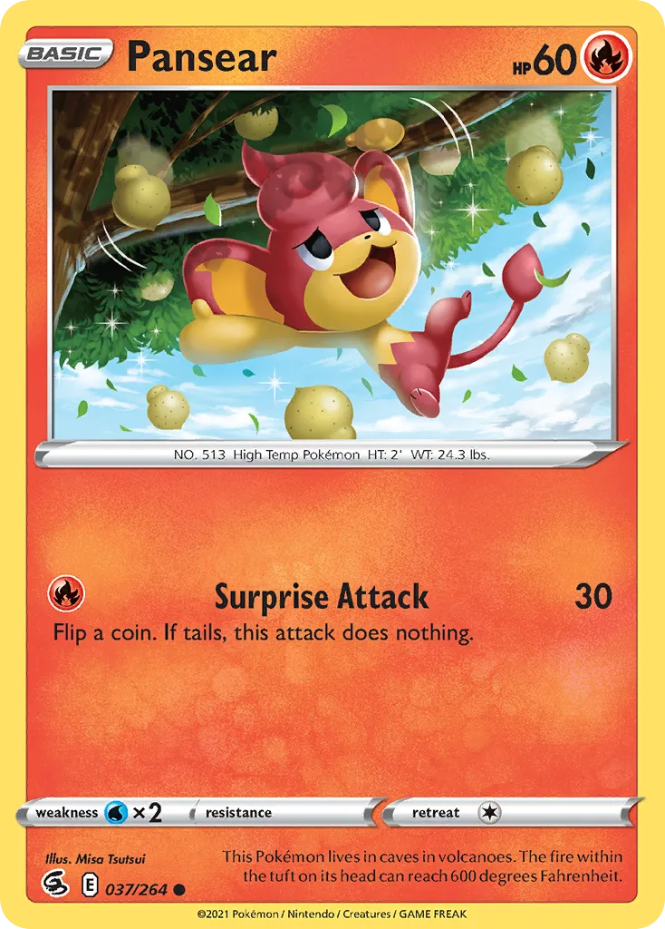 Pansear — SWSH08: Fusion Strike — Pokémon