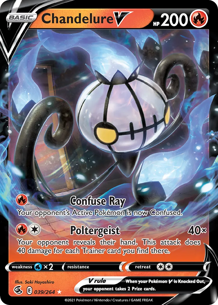 Chandelure V — SWSH08: Fusion Strike — Pokémon