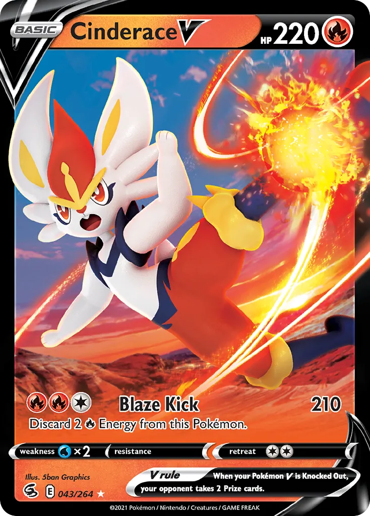 Cinderace V — SWSH08: Fusion Strike — Pokémon