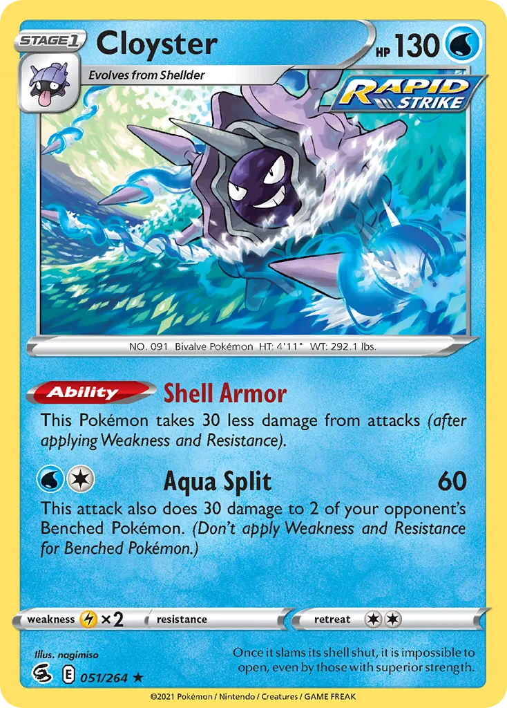 Cloyster — SWSH08: Fusion Strike — Pokémon