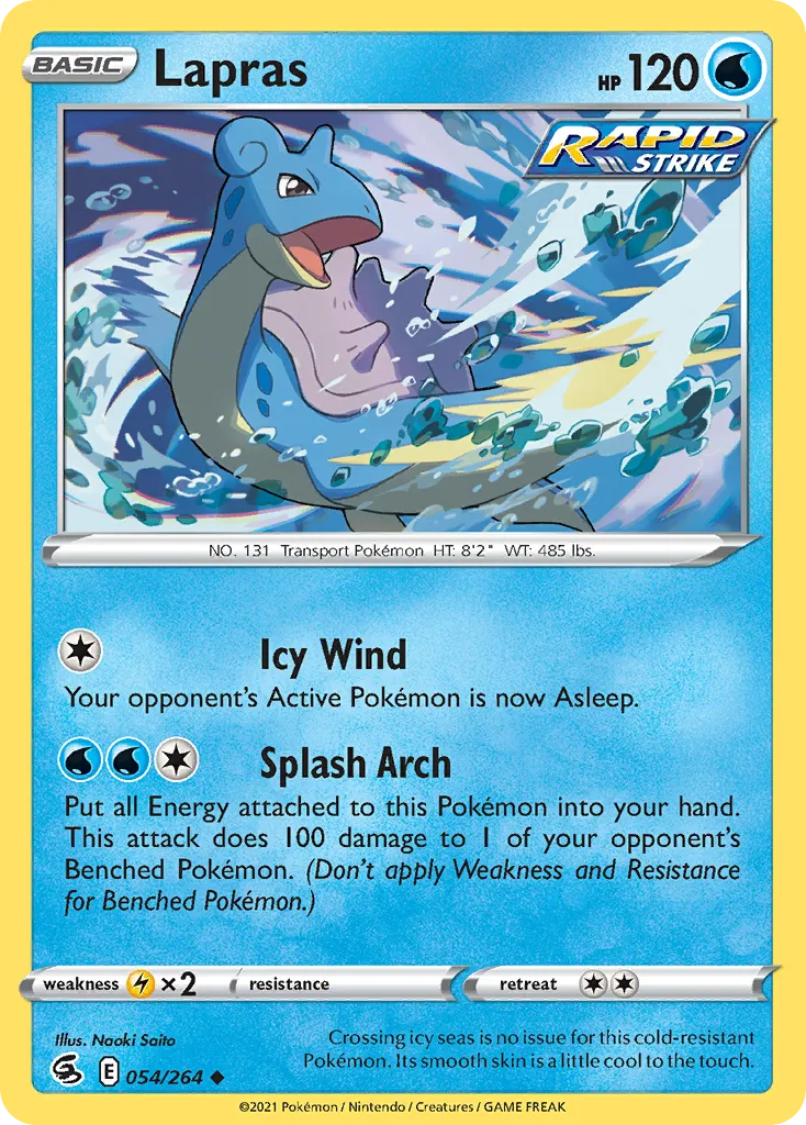 Lapras — SWSH08: Fusion Strike — Pokemon