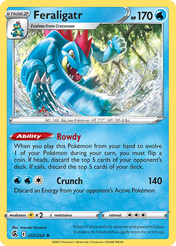 Feraligatr — SWSH08: Fusion Strike — Pokemon