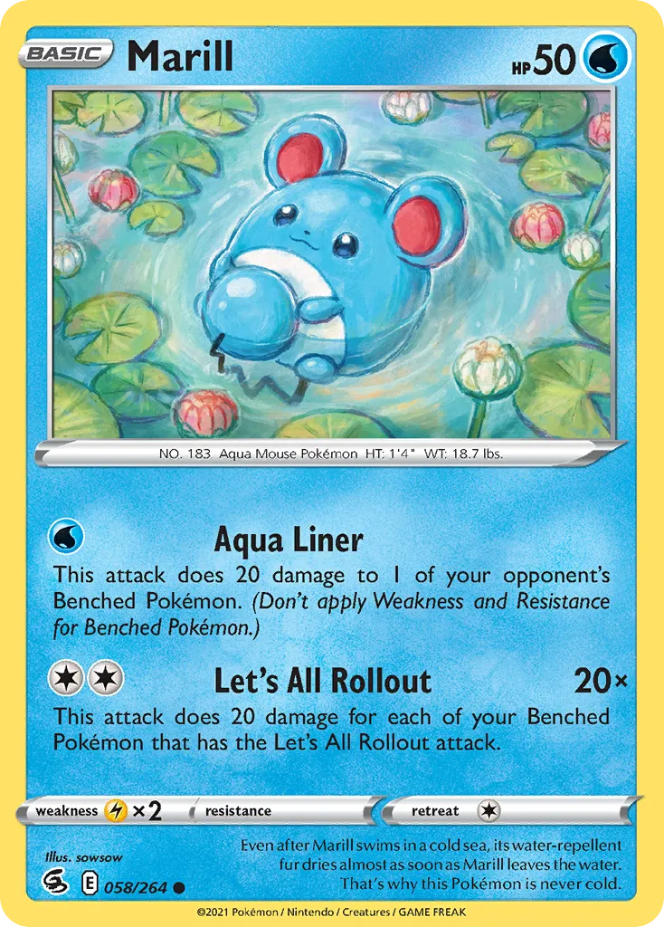 Marill — SWSH08: Fusion Strike — Pokemon
