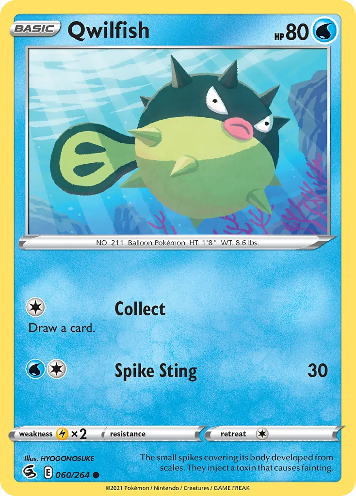 Qwilfish — SWSH08: Fusion Strike — Pokémon