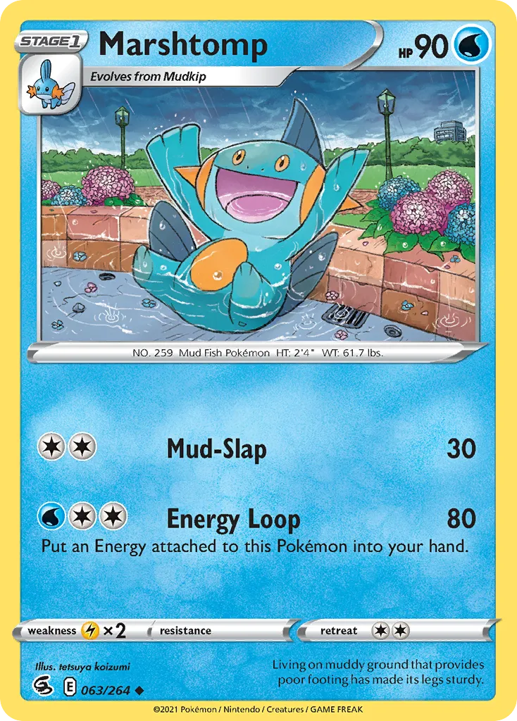 Marshtomp — SWSH08: Fusion Strike — Pokemon