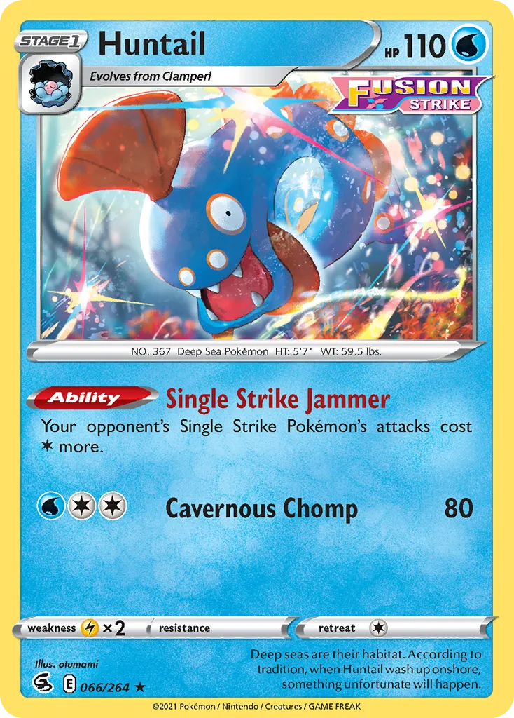 Huntail — SWSH08: Fusion Strike — Pokémon