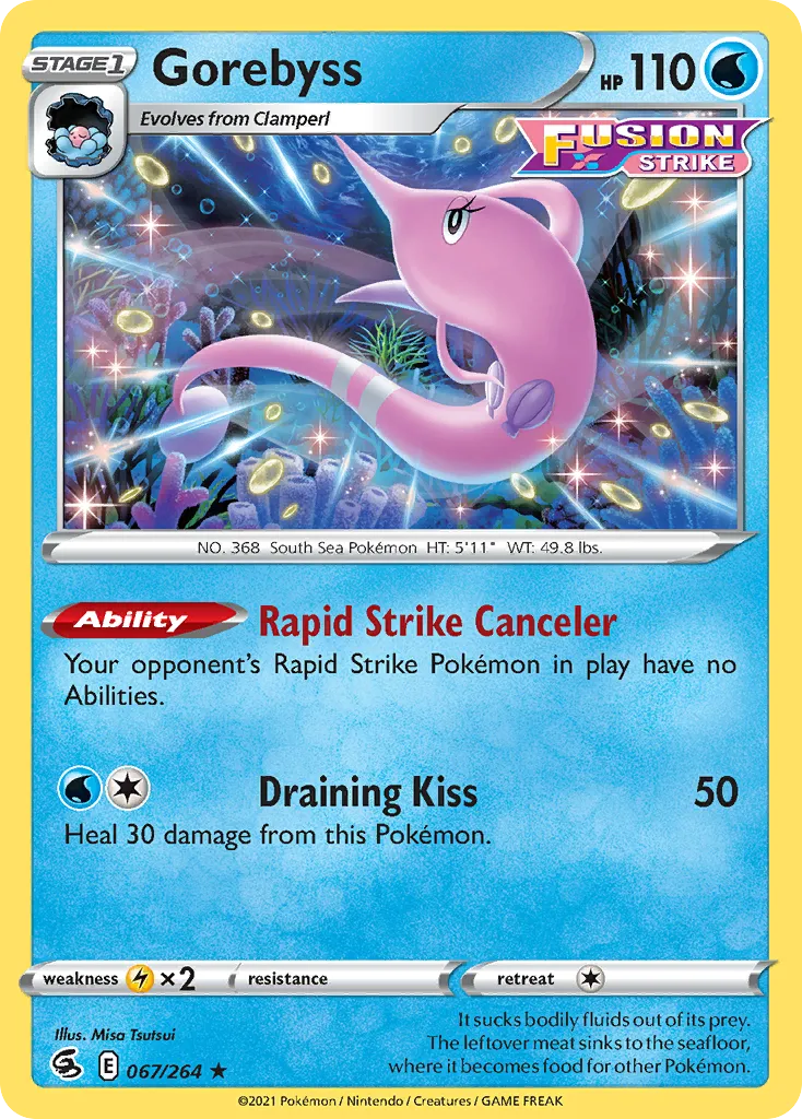 Gorebyss — SWSH08: Fusion Strike — Pokémon
