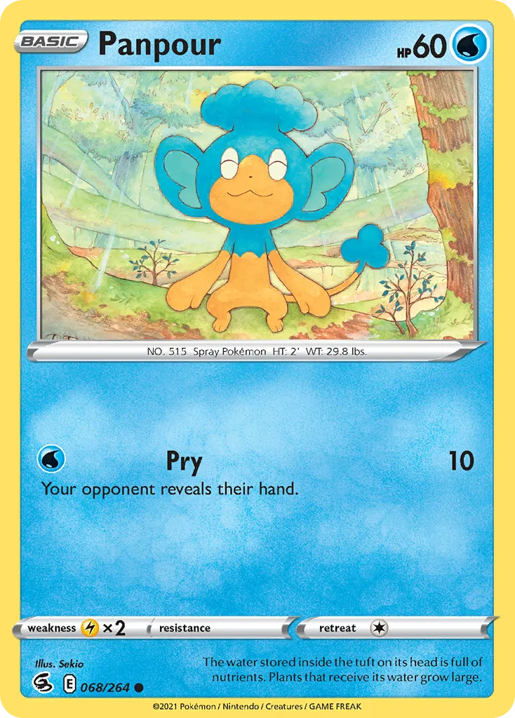 Panpour — SWSH08: Fusion Strike — Pokémon