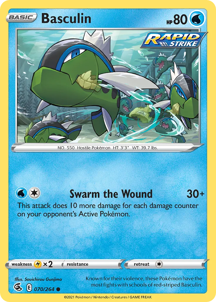 Basculin — SWSH08: Fusion Strike — Pokemon