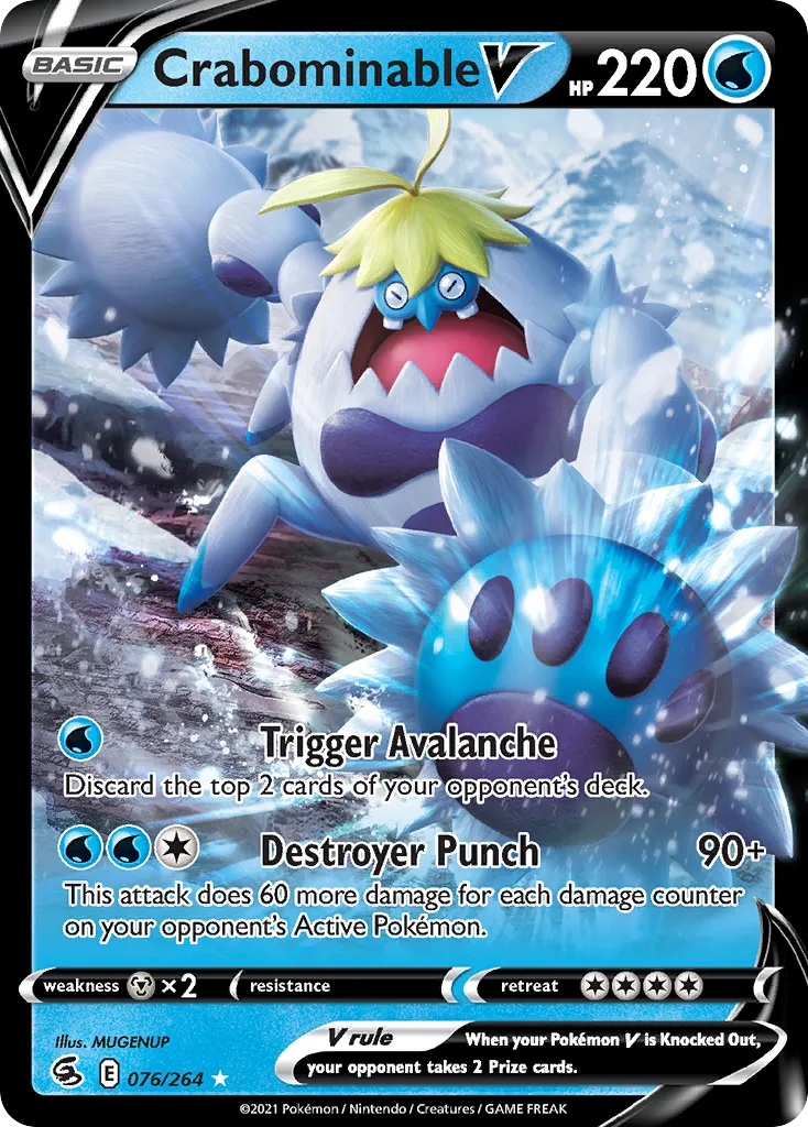 Crabominable V — SWSH08: Fusion Strike — Pokémon