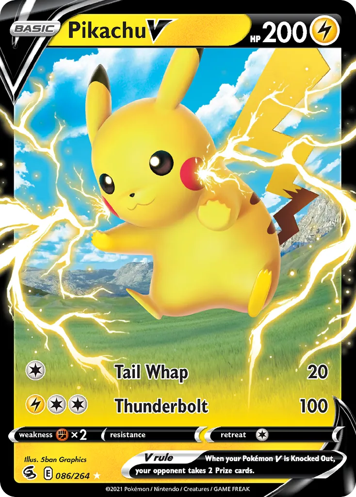 Pikachu V — SWSH08: Fusion Strike — Pokemon