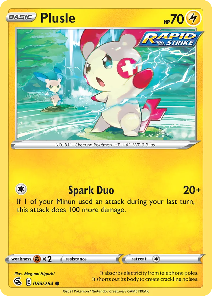 Plusle — SWSH08: Fusion Strike — Pokémon