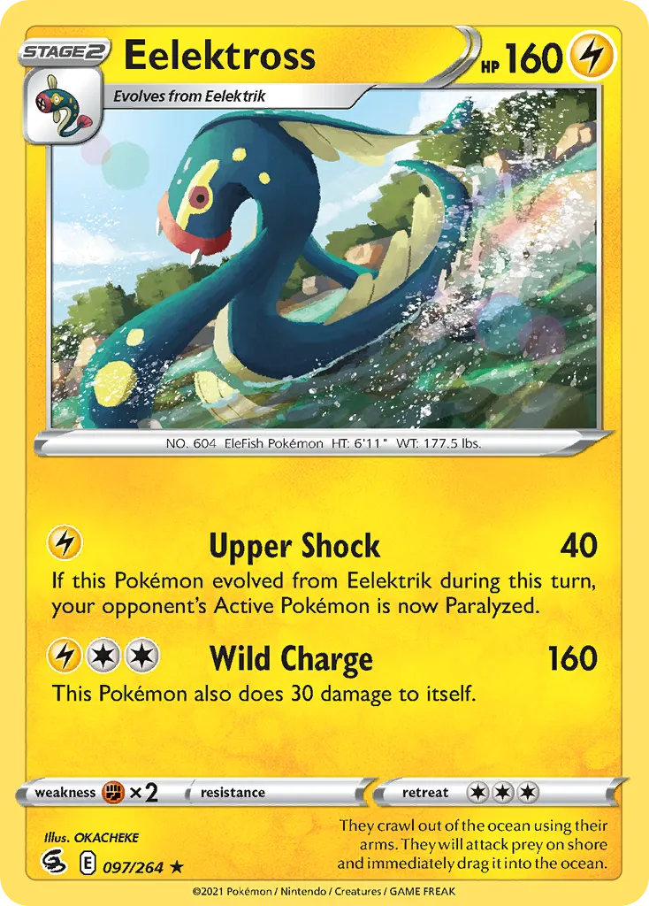 Eelektross from SWSH08: Fusion Strike - Pokemon