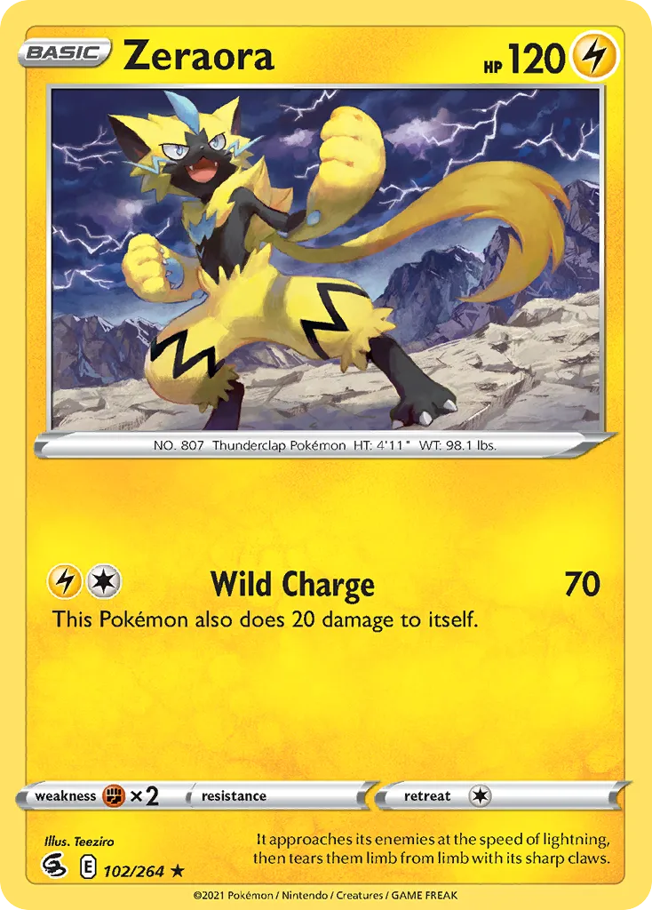 Zeraora — SWSH08: Fusion Strike — Pokémon