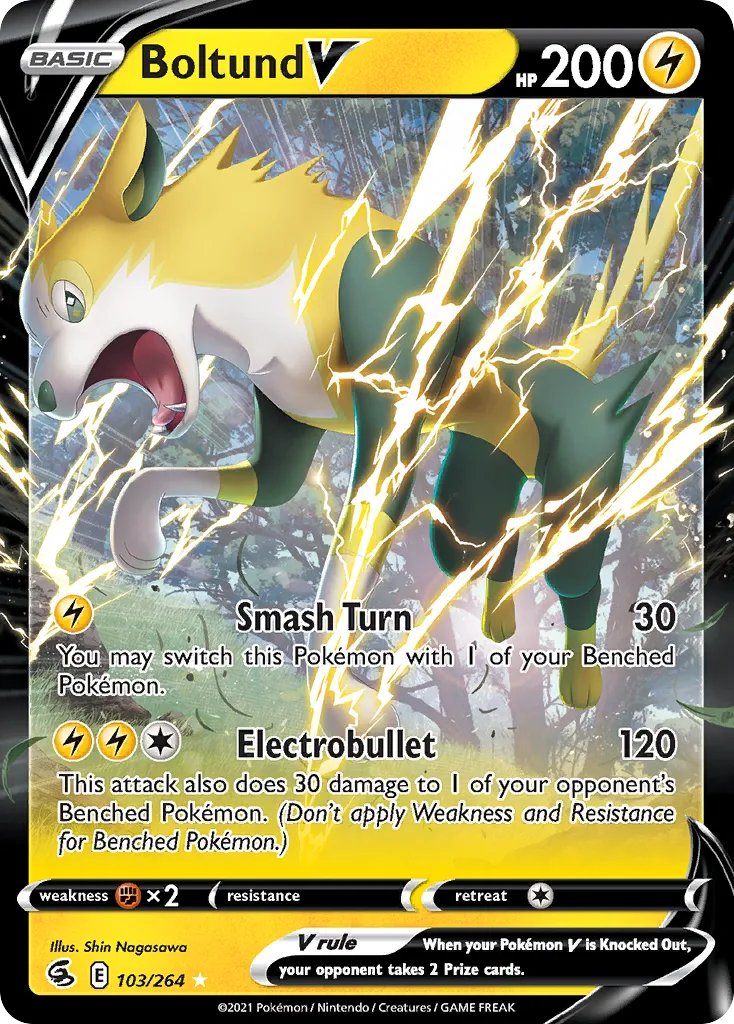 Boltund V — SWSH08: Fusion Strike — Pokémon