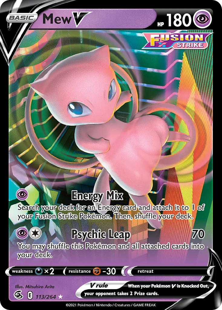 Mew V — SWSH08: Fusion Strike — Pokémon