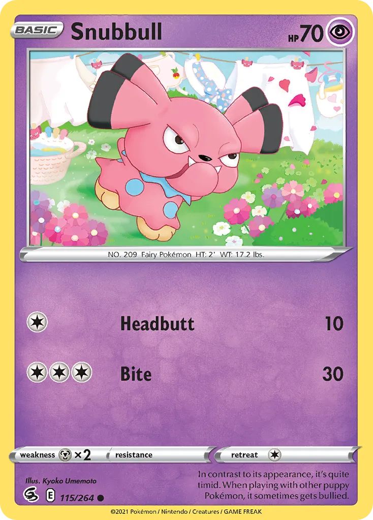 Snubbull — SWSH08: Fusion Strike — Pokémon