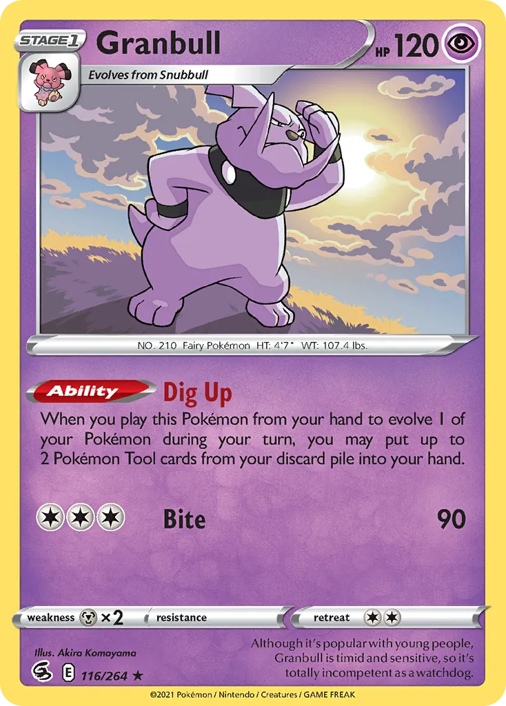 Granbull — SWSH08: Fusion Strike — Pokémon