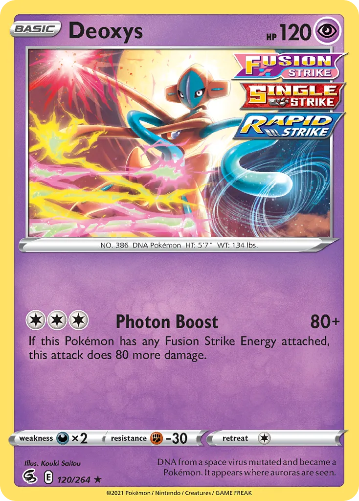 Deoxys — SWSH08: Fusion Strike — Pokemon