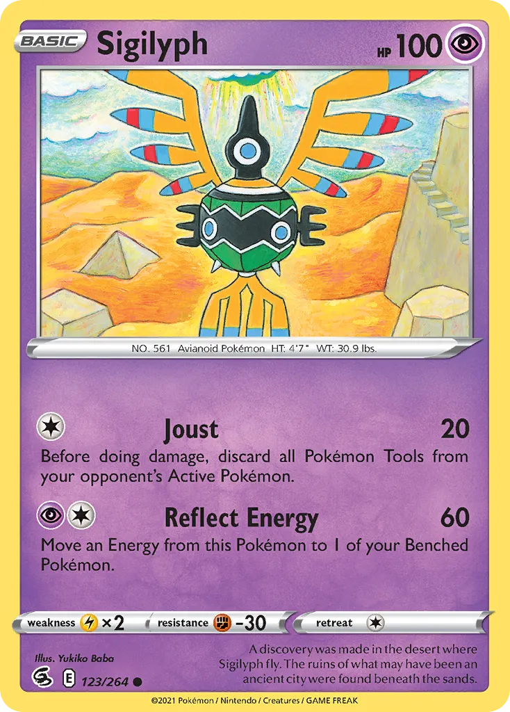 Sigilyph — SWSH08: Fusion Strike — Pokémon
