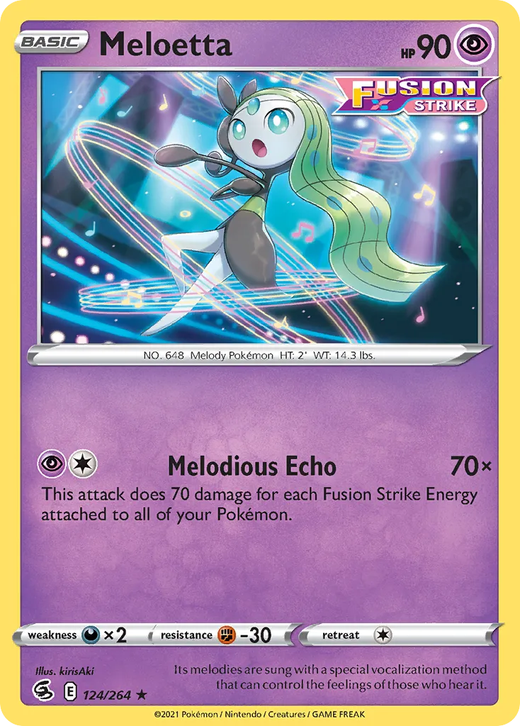 Meloetta — SWSH08: Fusion Strike — Pokémon