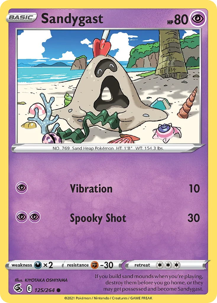 Sandygast from SWSH08: Fusion Strike - Pokemon