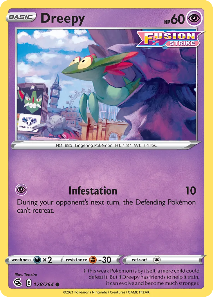 Fantyrm — SWSH08: Fusion Strike — Pokémon