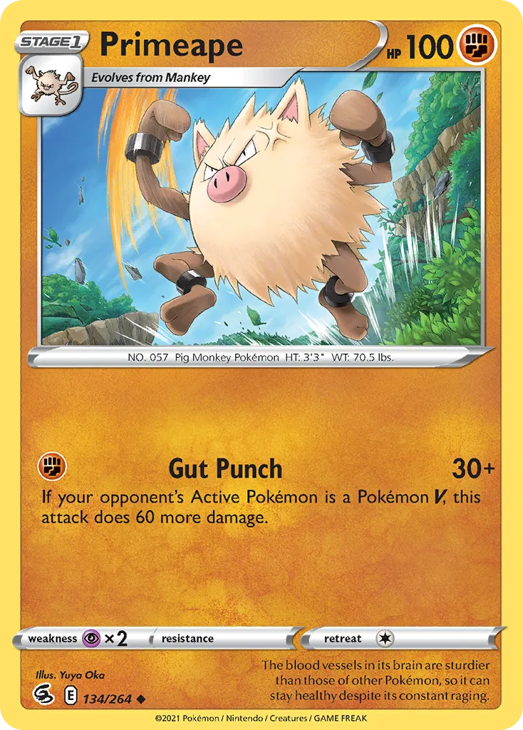 Primeape — SWSH08: Fusion Strike — Pokémon