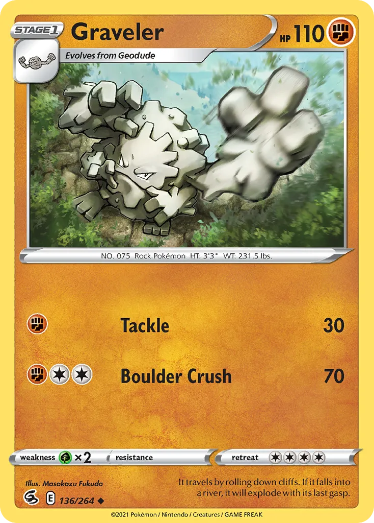 Gravalanch — SWSH08: Fusion Strike — Pokémon