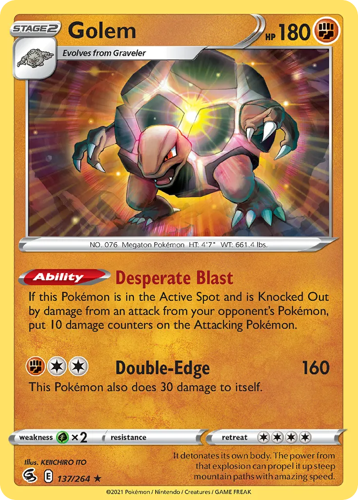 Golem — SWSH08: Fusion Strike — Pokémon
