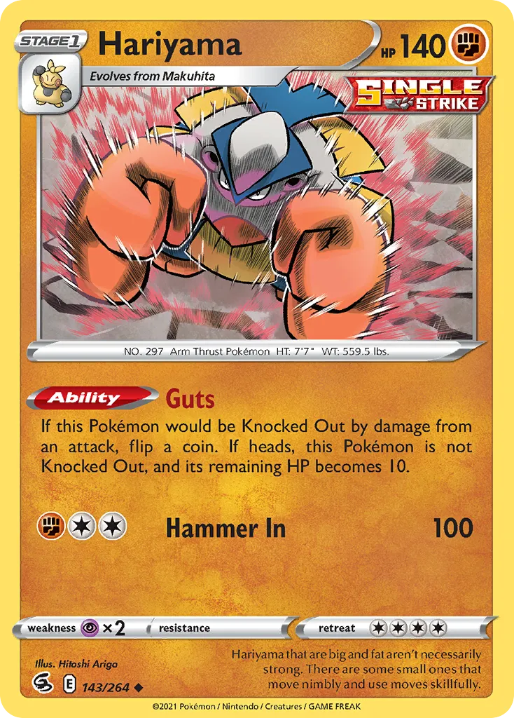 Hariyama — SWSH08: Fusion Strike — Pokémon